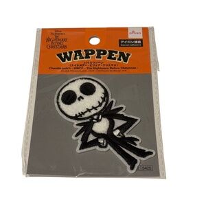 Jack Skellington Chenille Iron-on Patch NIP